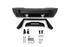 DV8 Offroad 07-23 Jeep Wrangler/Gladiator JT/JK/JL FS-25 Stubby Front Bumper w/Plated Bull Bar