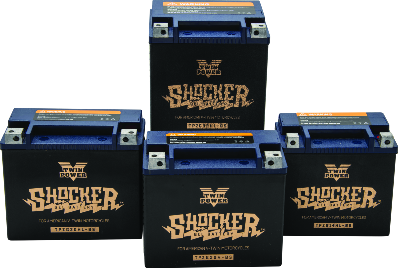 Twin Power YTX-14L Shocker Gel Battery Replaces H-D 65958-04