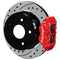 Wilwood 88-98 Chevy Silverado Forged Dynalite 12.19x0.81 Drill/Slot Rear Drum to Disc Conv. - Red