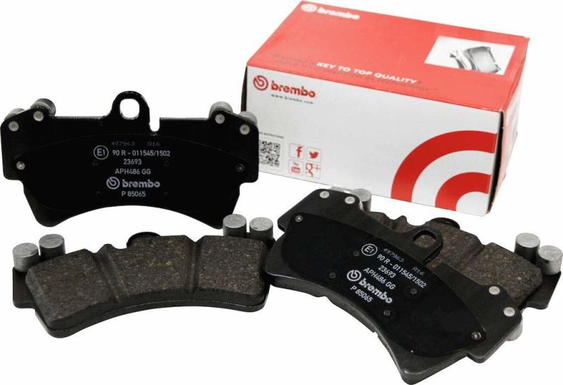 Brembo 19-21 Toyota Corolla/20-21 Prius Prime Front Premium NAO Ceramic OE Equivalent Pad