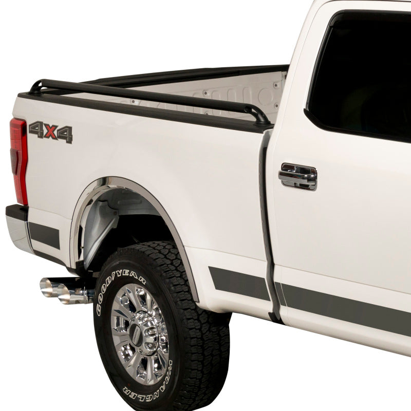 Putco 19-20 Chevy Silv LD / GMC Sierra LD - 1500 5.5ft Bed Locker Side Rails - Black Powder Coated