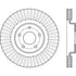 StopTech 13-15 Nissan Pathfinder Slotted Front Left Rotor