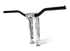 Performance Machine Phatbar H-Bar Assy, 11-1/2in Riser, 1-1/4in Bar, Int Wire, Gauge Mnt - Chrome