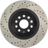 StopTech 09 VW Passat CC / 06-09 Passat Slotted & Drilled Left Rear Rotor