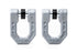 DV8 Offroad Elite Series D-Ring Shackles - Pair (Gray)