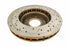 DBA 7/90-96 Turbo/6/89-96 Non-Turbo 300ZX Front Drilled & Slotted 4000 Series Rotor
