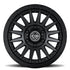 ICON Recon Pro 18x9 6 x 5.5 25mm Offset 6in BS 95.1mm Bore Satin Black Wheel
