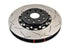 DBA 04-07 STi/2017 BRZ w/Perf. Pkg. 10 Hole Front Slotted 5000 Series 2/PC Rotor Assembled w/Blk Hat