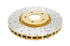 DBA 03-05 Evo 8/9 Front Drilled & Slotted 4000 Series Rotor