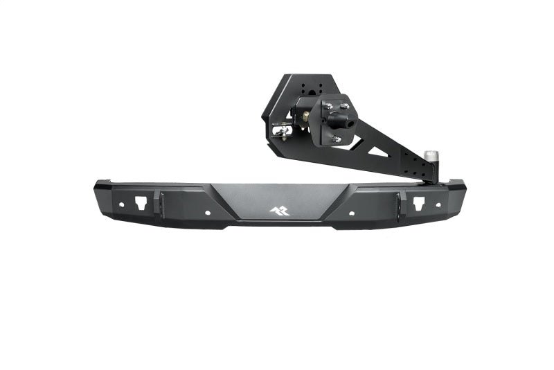 Rugged Ridge 18-22 Jeep Wrangler (JL) Rubicon/Spt 2dr HD Rear Bumper w/Swing Out Tire Carrier - Blk