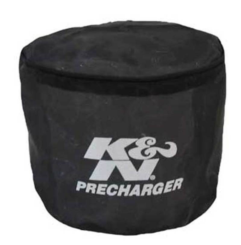 K&N Universal Precharger Round Straight Air Filter Wrap, Black 22-8016PK