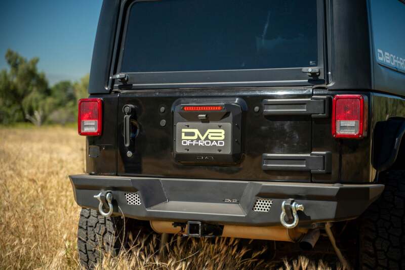 DV8 Offroad Spare Tire Delete for 07-18 Jeep Wrangler JK - TSJK-01