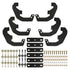 Westin 15-26/17-26 Ford F-150/F-250/F-350/F-450 SuperCab Outlaw Drop Nerf Step Bars Tex Black
