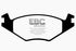 EBC 86-93 Volkswagen Cabriolet 1.8 Greenstuff Front Brake Pads