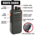 Rugged Radios IMSA Driver & Crew Chief Long Track Racing Kit w/ RDH16 Radios