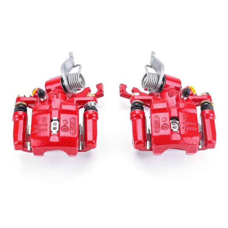 Power Stop 98-02 Honda Accord Rear Red Calipers w/Brackets - Pair