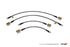 AMS Performance 2009+ Nissan GT-R R35 Alpha Short Route Style Stainless Steel Brake Lines