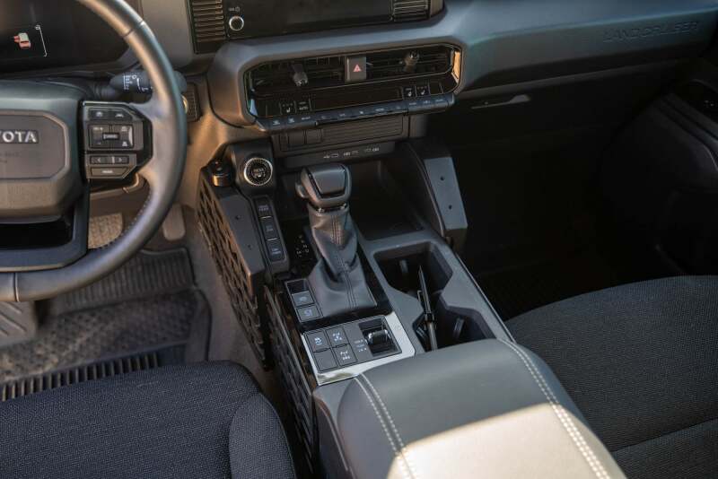 DV8 Offroad Center Console Molle Panels for 24 Toyota Land Cruiser - CCT4-01