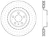 StopTech Power Slot 12 Audi A6 Quattro/11-12 A7 Quattro / 07/11-13 S4 Front Right Slotted Rotor