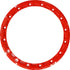 Raceline Beadlock Ring - Alpha -15in - 16 Hole - 12mm - Red