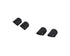 MBRP 15-24 Ford Mustang T304 SS 4in OD / 6.5in Length Quad Tip Cover Kit - Black Tip