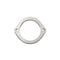 Vibrant 2-Bolt T304 SS Exhaust Flanges (3in I.D.) - 5 Flange Bulk Pack
