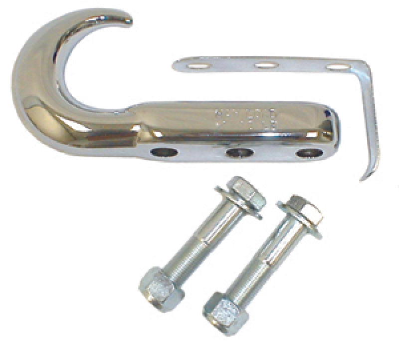 Rugged Ridge Front Tow Hook Chrome 42-06 Jeep CJ / Jeep Wrangler