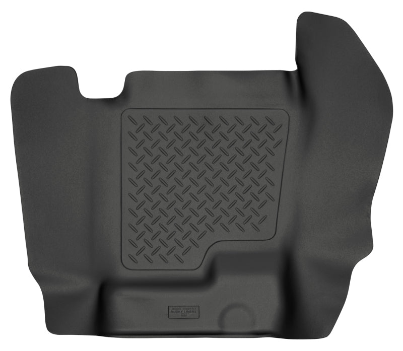 Husky Liners 07-12 Chevy Silverado/GMC Sierra Crew Cab WeatherBeater Center Hump Black Floor Liner