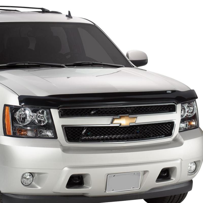 AVS 03-06 Chevy Avalanche (w/o Body Hardware) Bugflector Medium Profile Hood Shield - Smoke