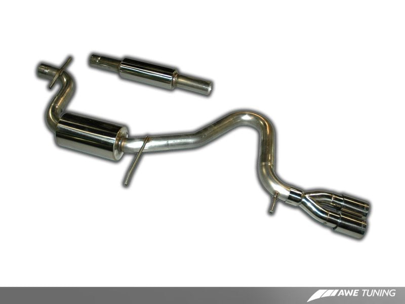 AWE Tuning Performance Cat-back Exhaust For 2.5L Golf/Rabbit-Chrome Tip 3010-22020