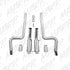 MBRP 3"Cat Back, Dual Split Rear Race Version T409 4" Tips Exhaust System S7270409