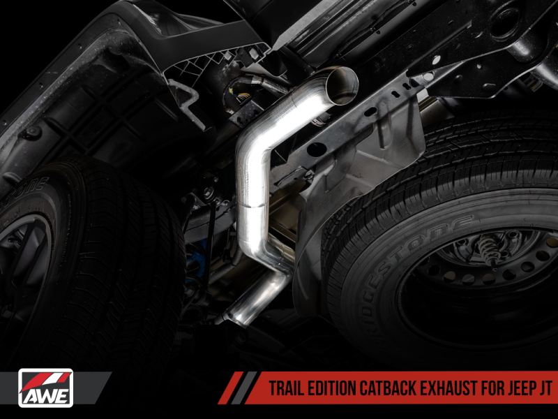 AWE Tuning Trail Edition Cat-Back Exhaust For 20-21 Jeep Gladiator JT 3.6L 3015-21001