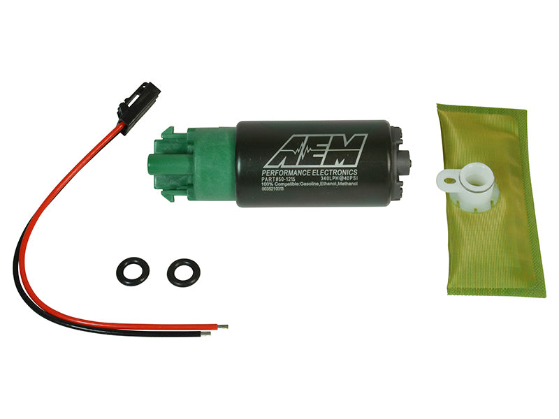 AEM 340LPH Ethanol Compatible 65mm High Flow In-Tank Fuel Pump Kit w/ Mounting Hooks - 50-1215