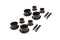 Zone Offroad 84-01 Jeep Cherokee XJ Leaf Spring Bushing Kit (2 springs)