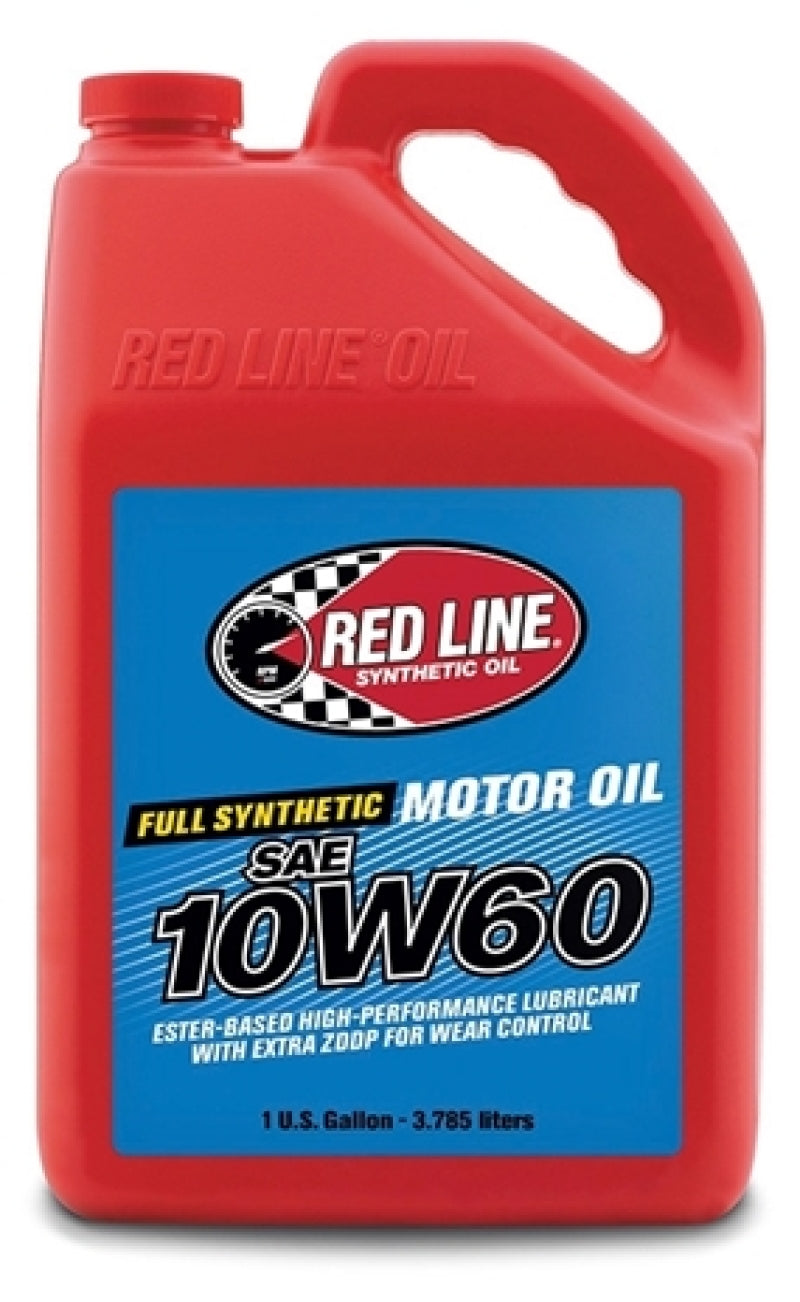 Red Line 10W60 Synthetic Motor Oil (Set of 4 x 1 Gallon) 11705