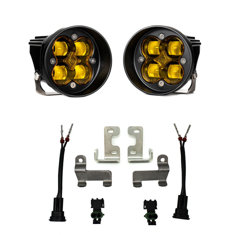 Toyota Squadron-R SAE Fog Pocket Light Kit - Amber - Toyota 2016-21 RAV4; 2014-19 Highlander 447704