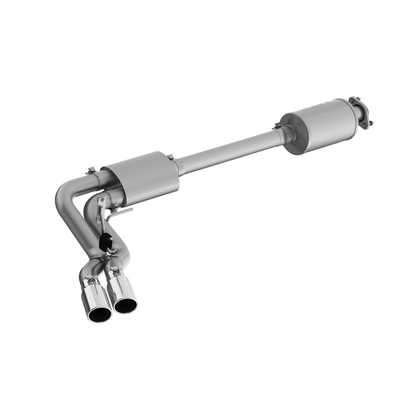 MBRP T304 3"Cat Back Pre-Axle 4"OD Tips Dual Outlet Exhaust(Street) For 15-20 Ford F-150 S5262304