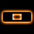 ORACLE Lighting Universal Illuminated Amber LED Letter Badges - Matte Black Surface Finish - O 3141-O-005