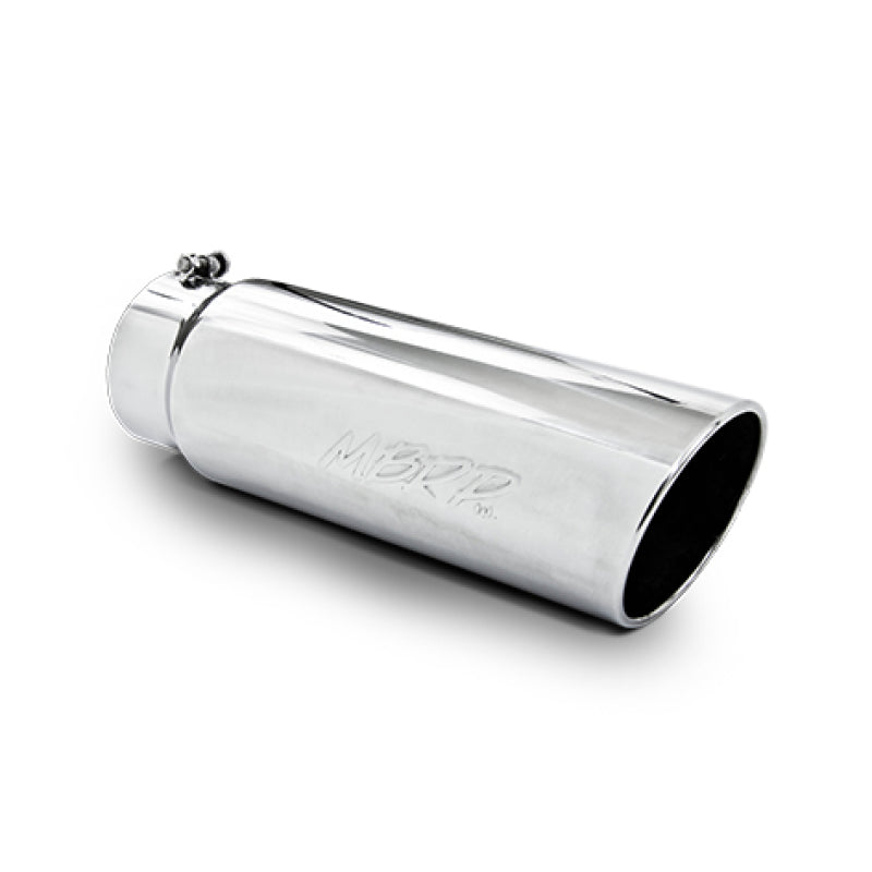 MBRP 6" OD Angled Rolled End 5" Inlet 18" Length T304 Universal Exhaust Tip - T5125