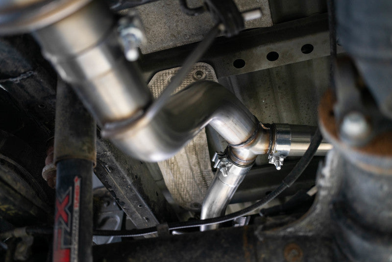 MBRP 3" AL Cat Back Dual Split Rear Exit w/ 4" Tips For 19-23 Ford Ranger Ecoboost 2.3L S5223AL