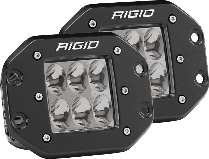 Rigid Industries D2 - Flush Mount - Driving Pair