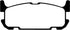 EBC 04-05 Mazda Miata MX5 1.8 (Sports Suspension) Yellowstuff Rear Brake Pads