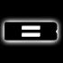 ORACLE Lighting Universal Illuminated White LED Letter Badges - Matte Black Surface Finish - B 3141-B-001