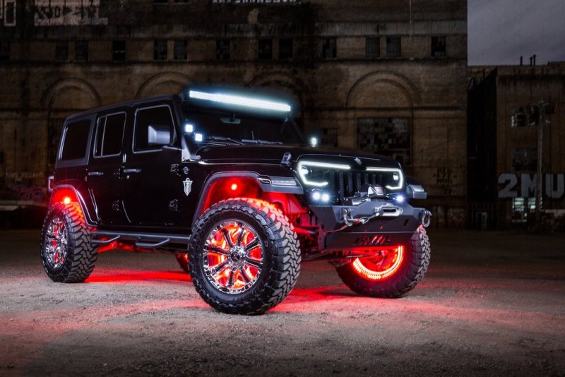ORACLE Lighting VECTOR PRO-Series Full LED Grill for Jeep Wrangler JL/JT 5837-PRO