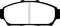 EBC 94-01 Acura Integra 1.8 Yellowstuff Front Brake Pads
