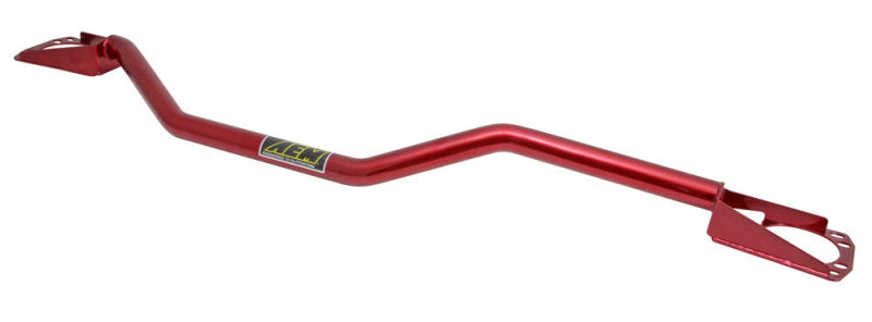 AEM 07-13 Mini Cooper S 1.6L L4 Strut Bar - Red