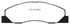 EBC 09-11 Dodge Ram 2500 Pick-up 5.7 2WD/4WD Greenstuff Front Brake Pads