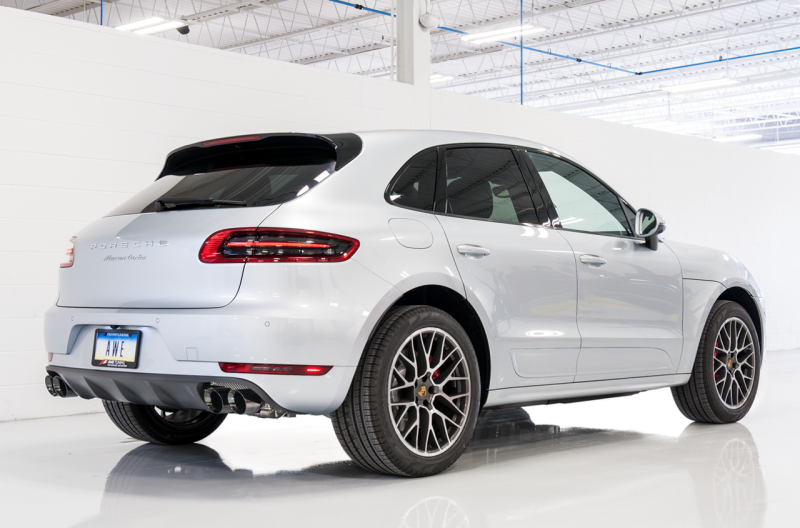 AWE Tuning 102mmDiamond Black Tips Track Edition Exhaust SYS For Porsche Macan S/GTS/Turbo 3020-43040