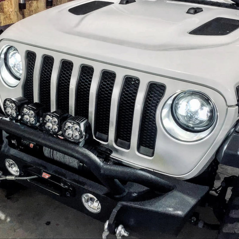 ORACLE Lighting High Powered LED Headlights 7in (Black Bezel) - ColorSHIFT w/BC1 Controller 5769-335
