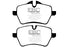 EBC 07-14 Mini Hardtop 1.6 Turbo Cooper S Yellowstuff Front Brake Pads